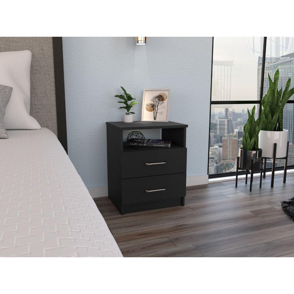 Mesa De Noche Shelf Wengue