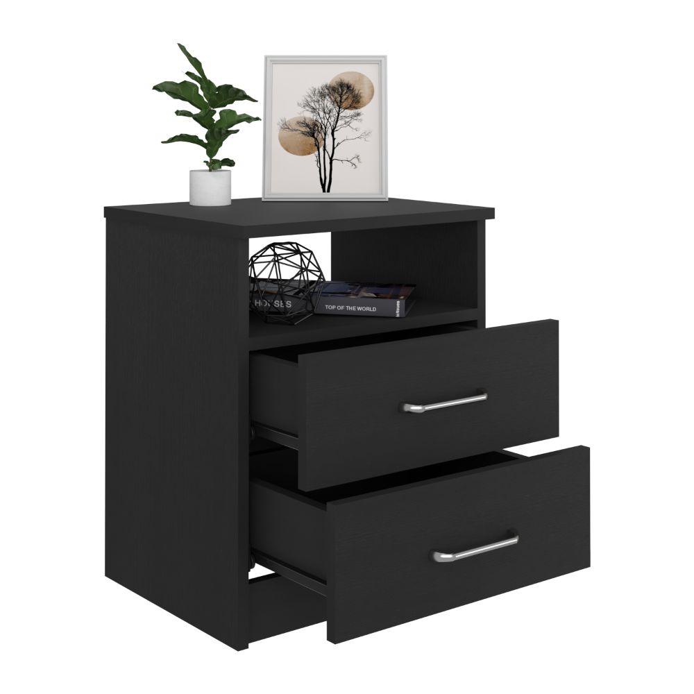 Mesa De Noche Shelf Wengue