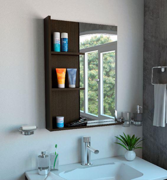 Espejo De Baño Saldaña Wengue