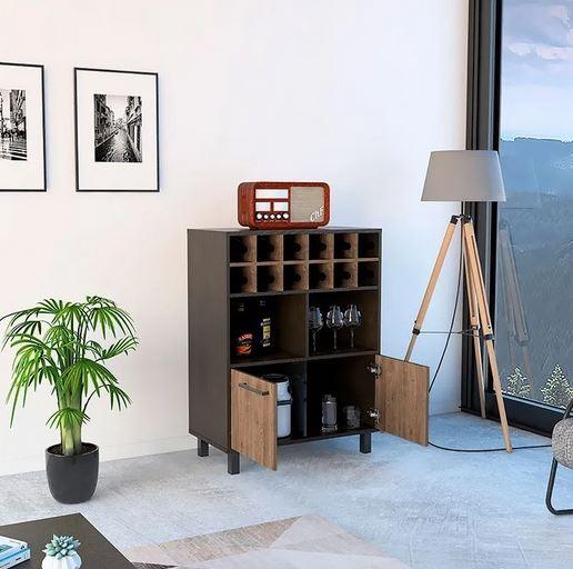 Mueble Bar Okria Wengue + Miel