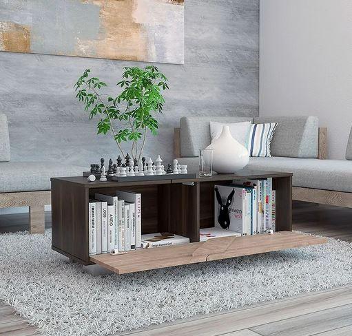 Mesa De Centro Fenari Caoba Y Miel