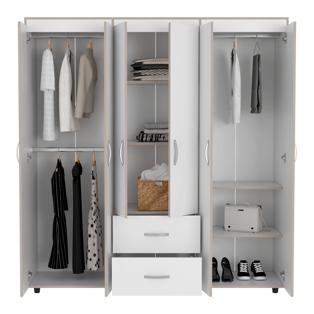 Closet Quenari Blanco Y Duna