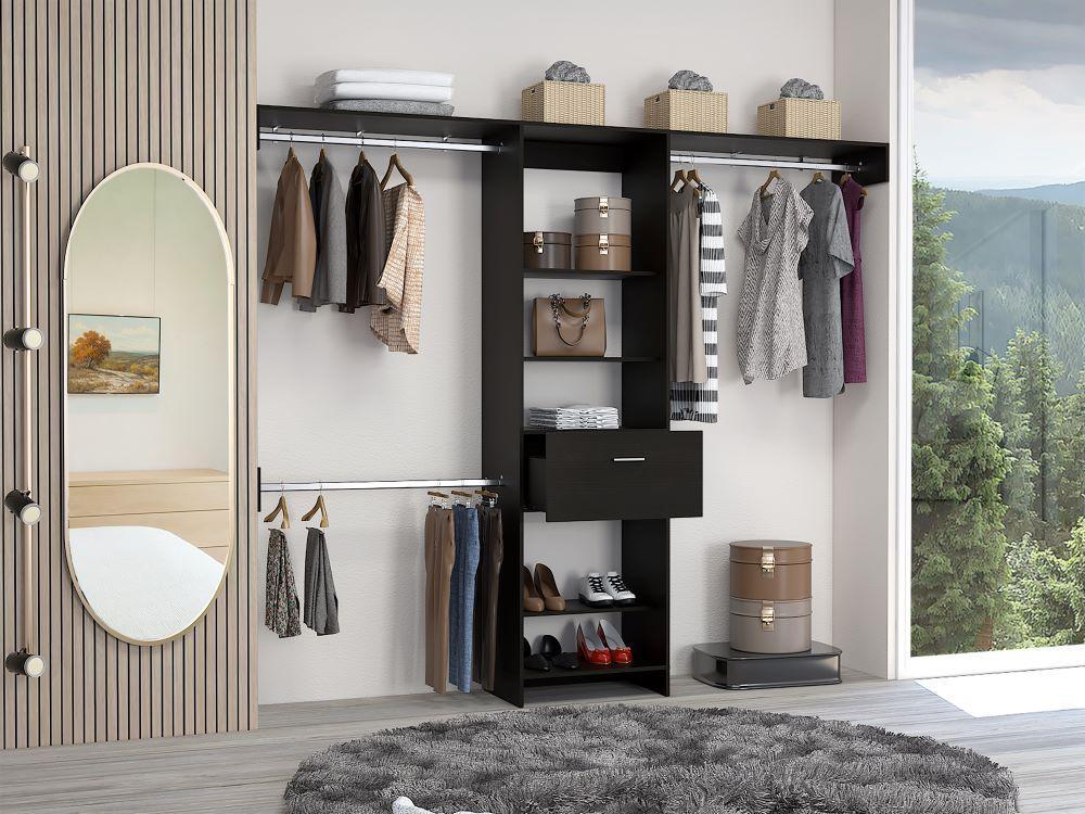 Closet Abierto Velmora 250 Wengue