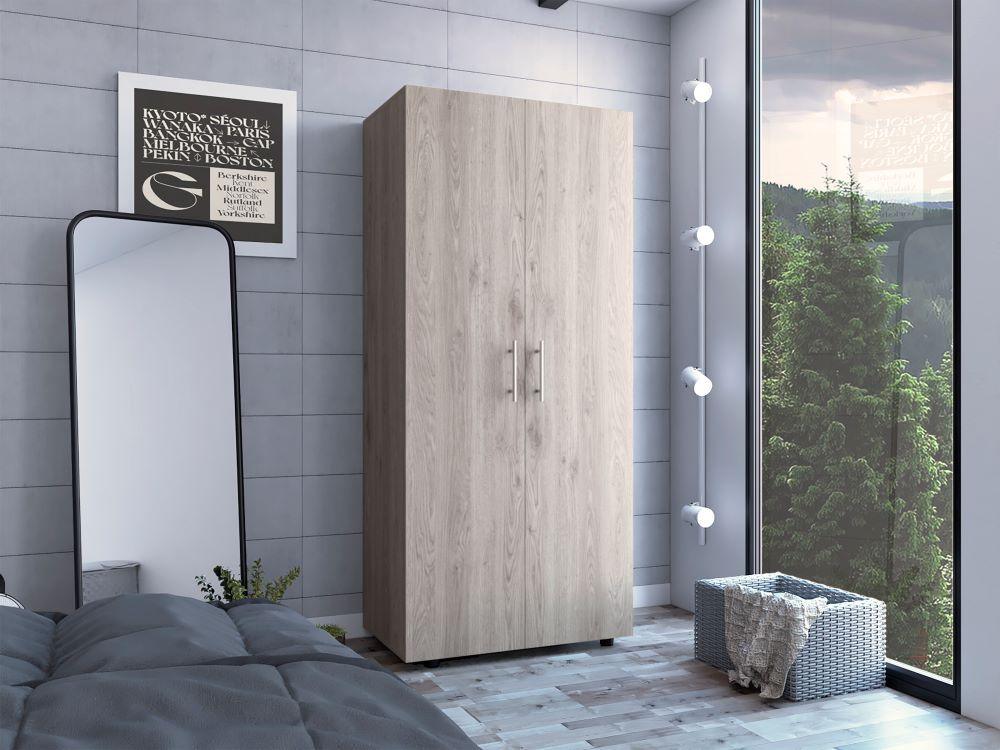 Closet Torma 180 Ceniza Y Blanco
