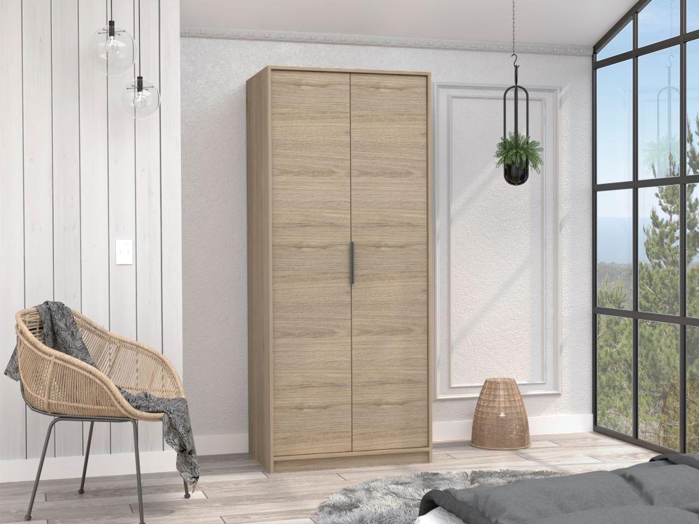 Armario Kaia (2C) Rovere + Blanco Mqz 1