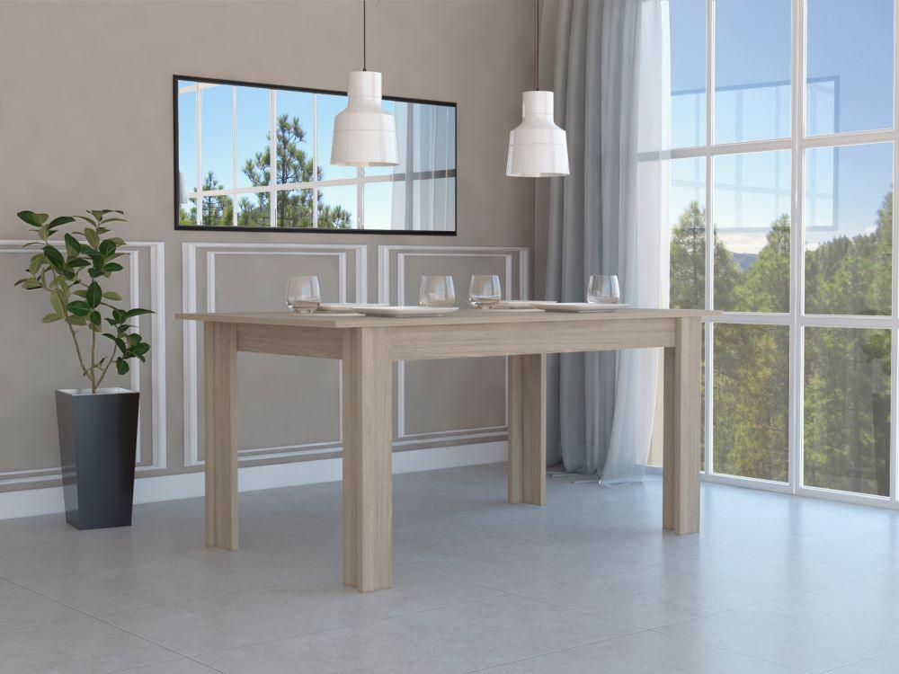 Mesa De Comedor Levara Rovere 6 Puestos