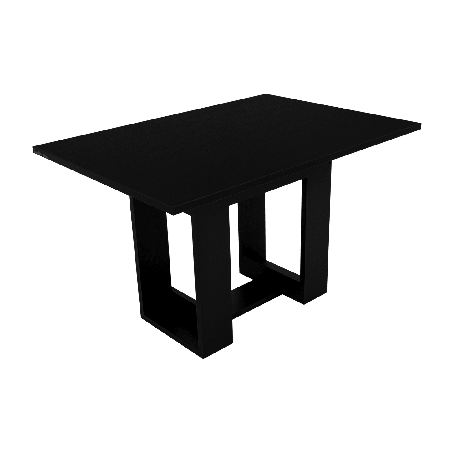 Mesa De Comedor Volina Wengue 4 Puestos