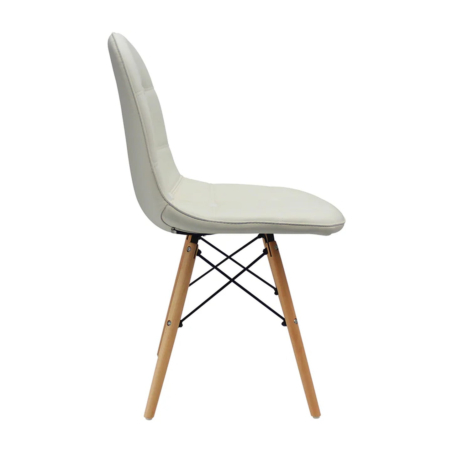 Silla Eames Botones Blanco