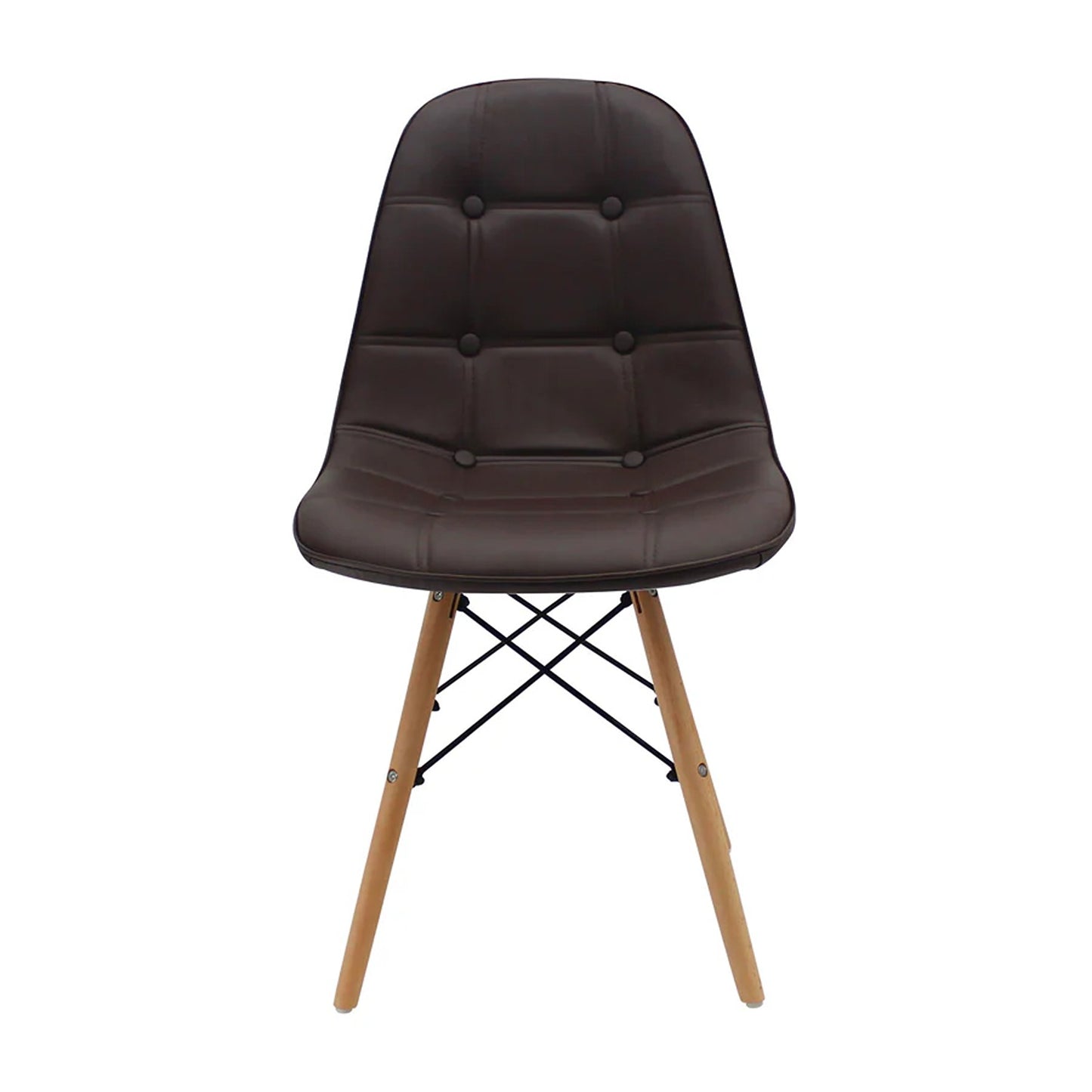 Silla Eames Botones Café