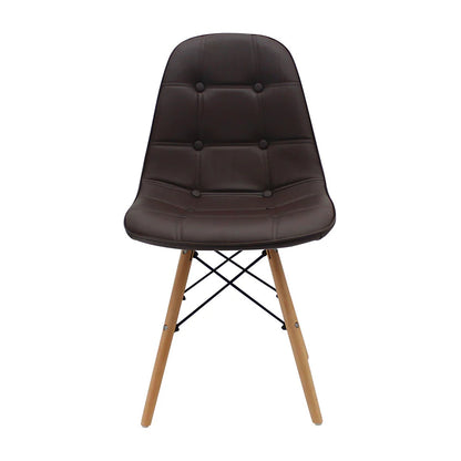 Silla Eames Botones Café
