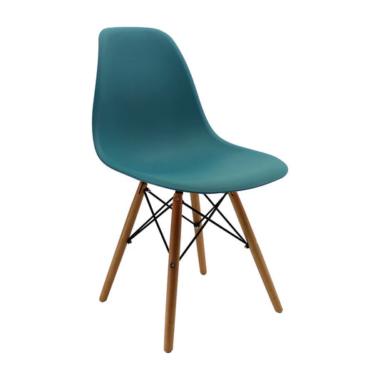 Silla Eames Azul petroleo