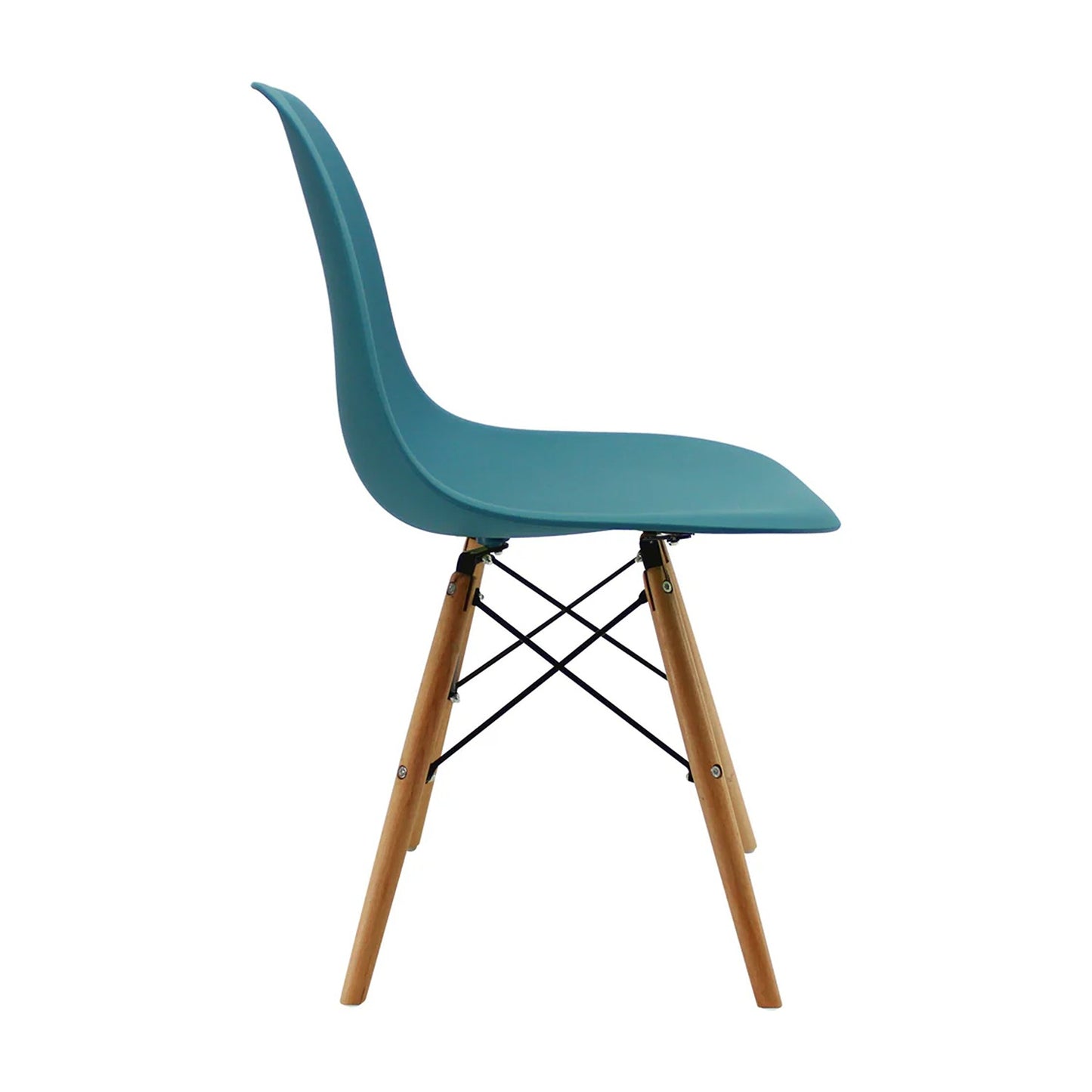 Silla Eames Azul petroleo