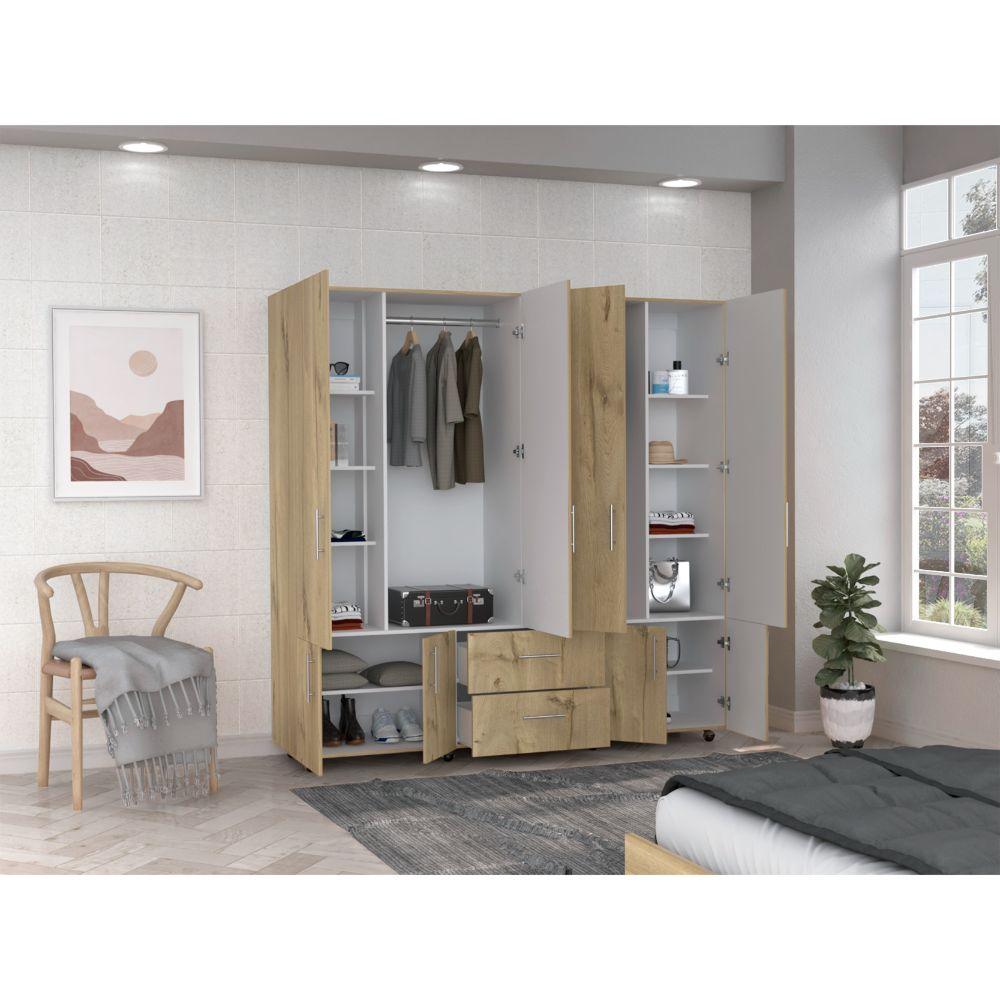 Closet Novela Duna Y Blanco