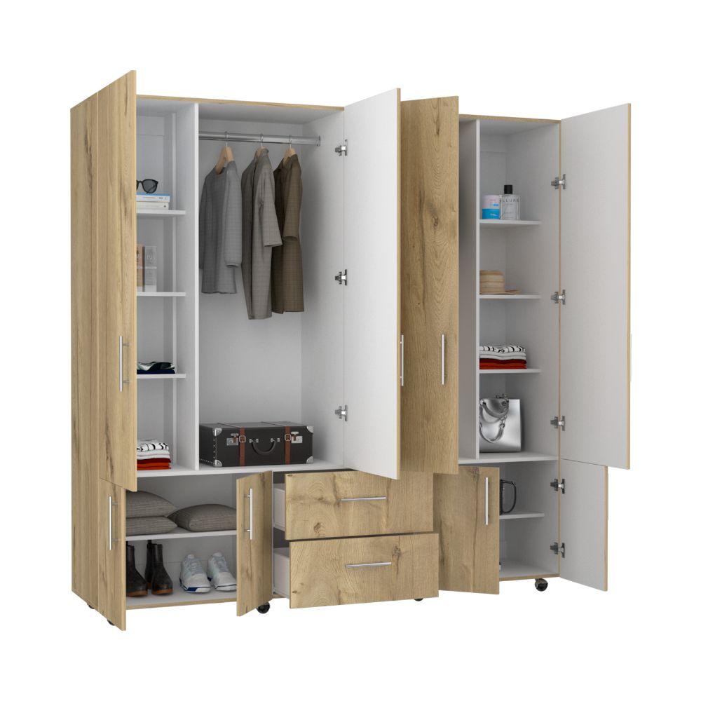 Closet Novela Duna Y Blanco