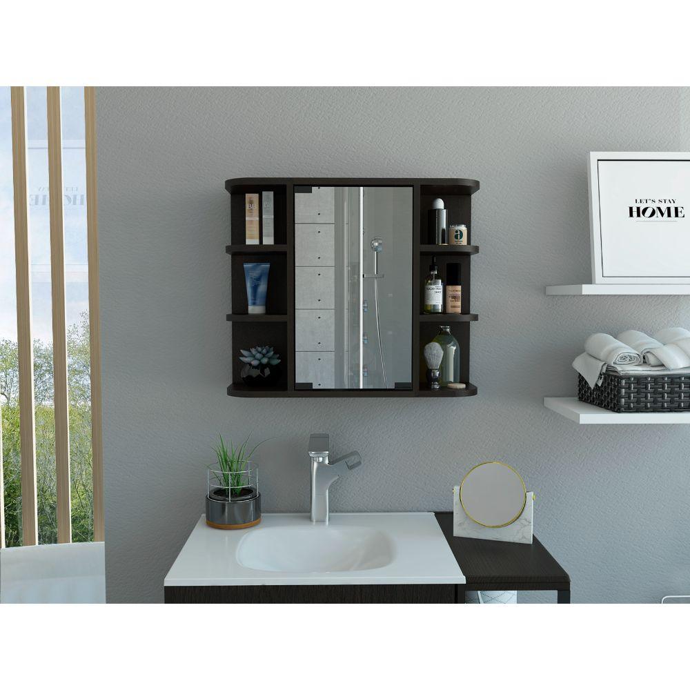 Gabinete De Baño Kurova Wengue