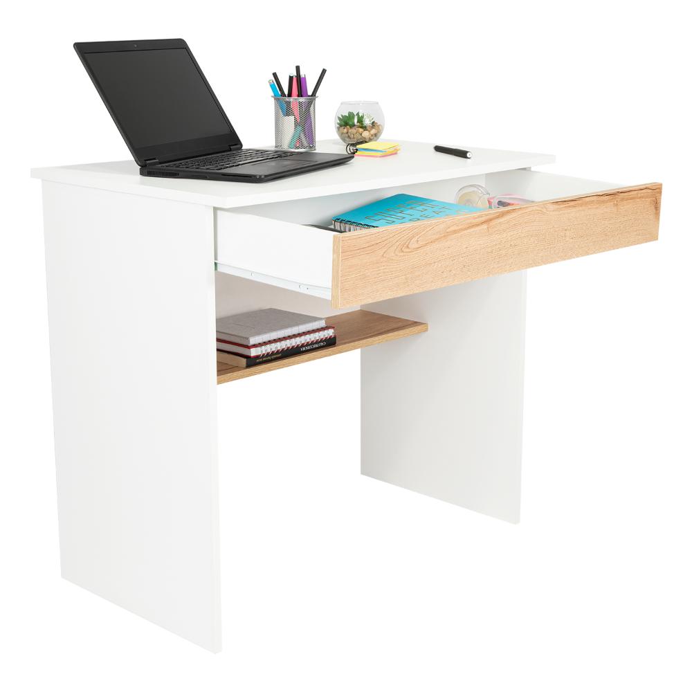 Escritorio Ohaio Z80 Cajon Blanco Duna