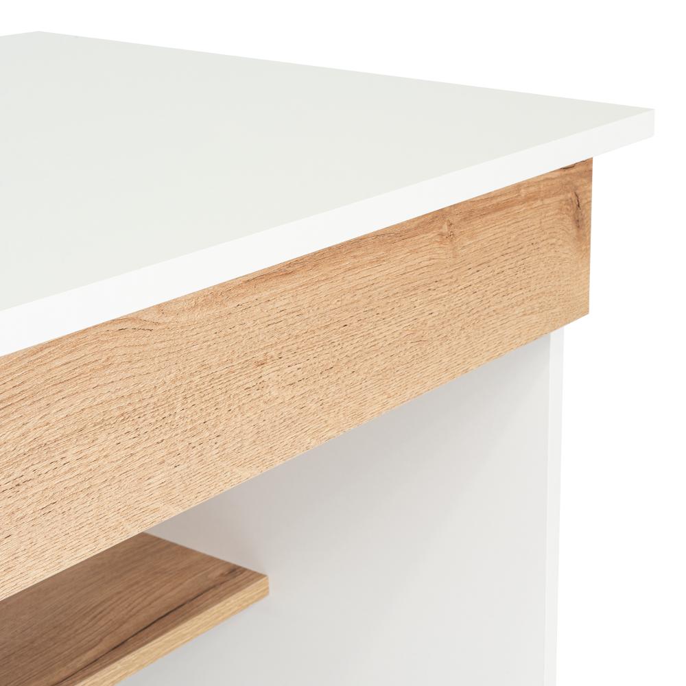 Escritorio Ohaio Z80 Cajon Blanco Duna