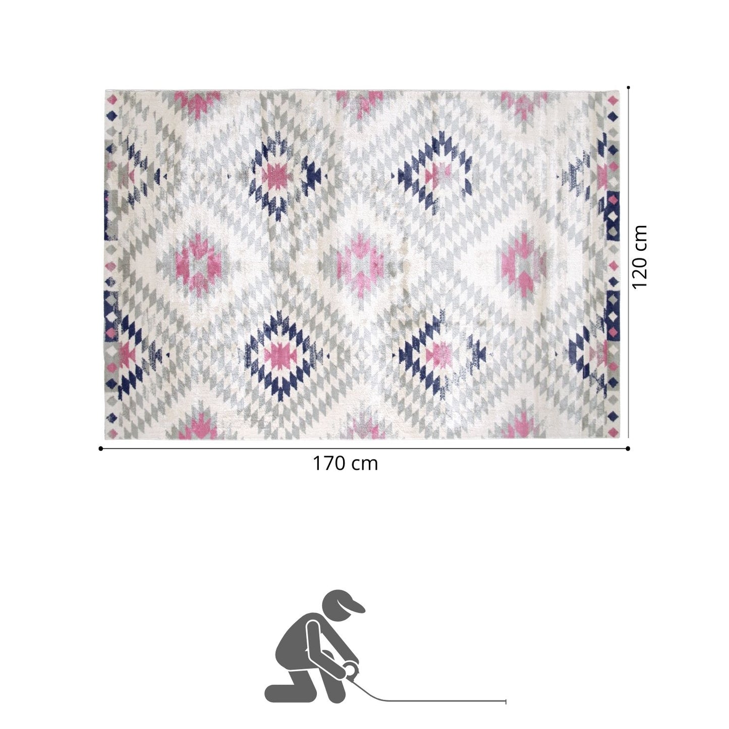 Tapete Decorativo Young 120 x 170