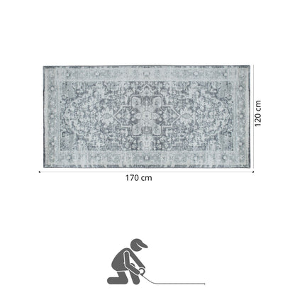 Tapete Decorativo Classic Gris 120 x 170
