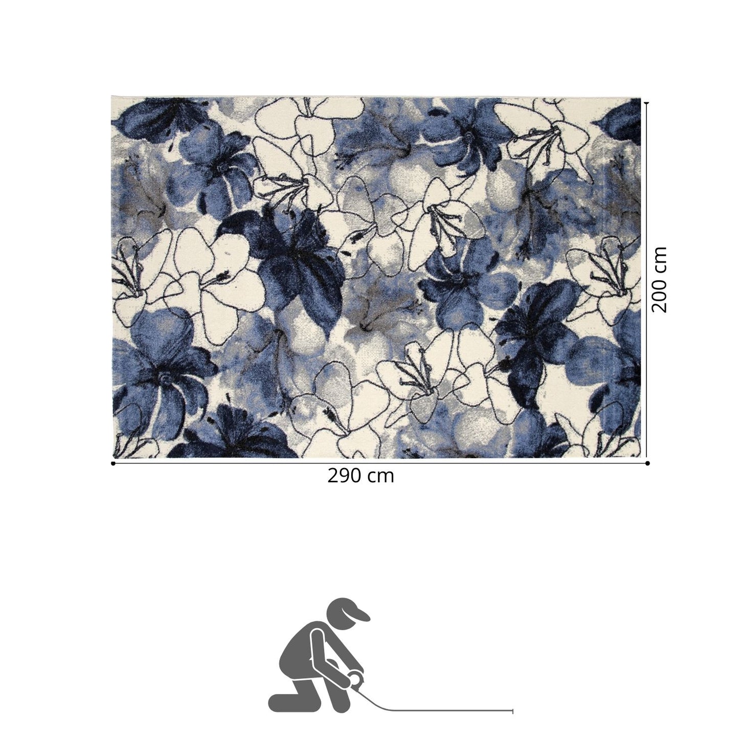Tapete Decorativo Phrase 200 x 290