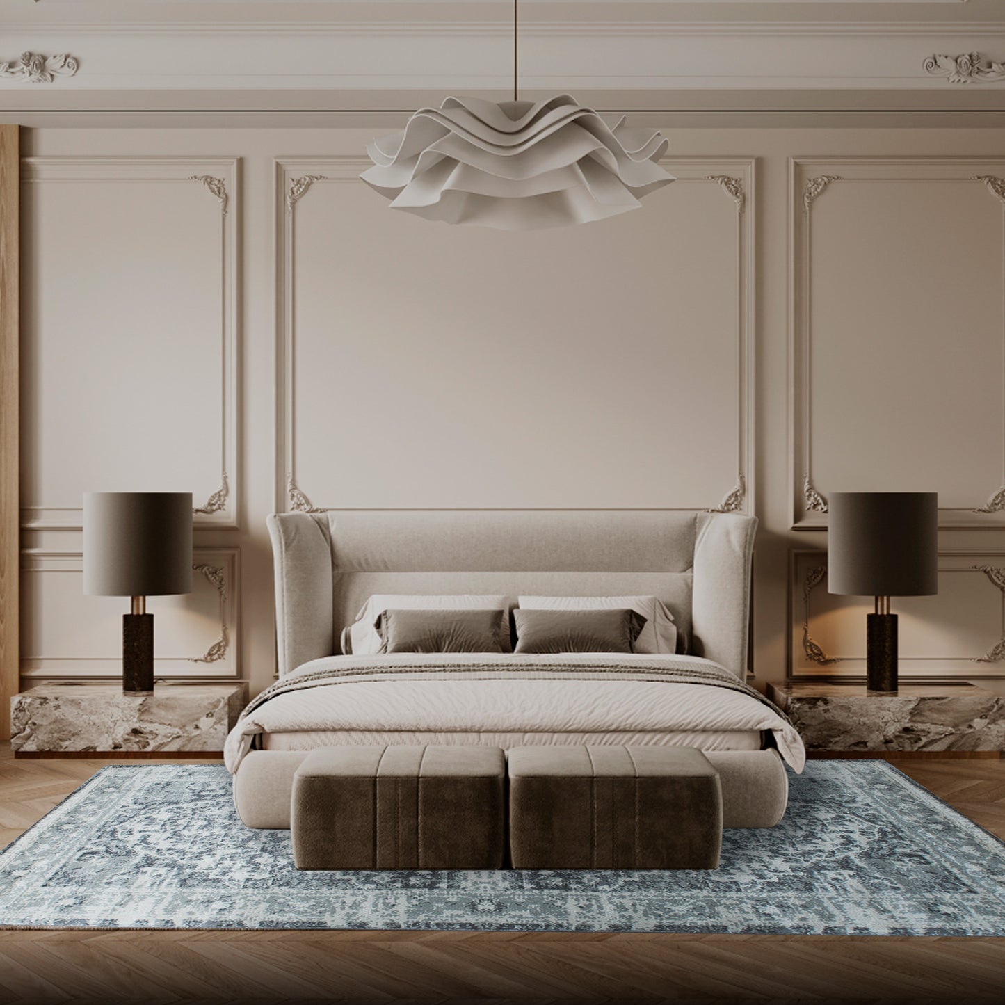 Tapete Decorativo Classic Gris 200 x 290