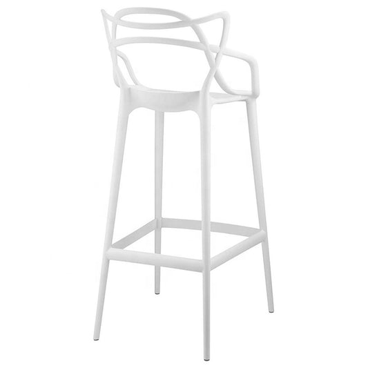 Silla de Barra Curvas Stream Blanco