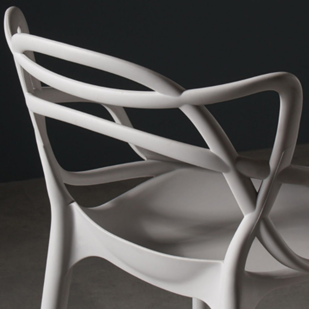 Silla de Barra Curvas Stream Blanco