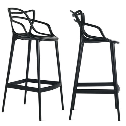 Silla de Barra Curvas Stream Negro