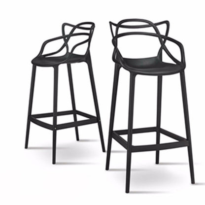 Silla de Barra Curvas Stream Negro