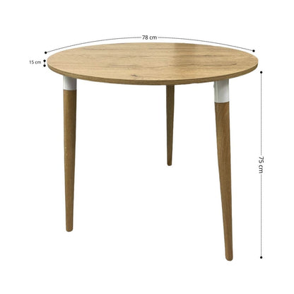 Mesa de Comedor redondo Lizz madera