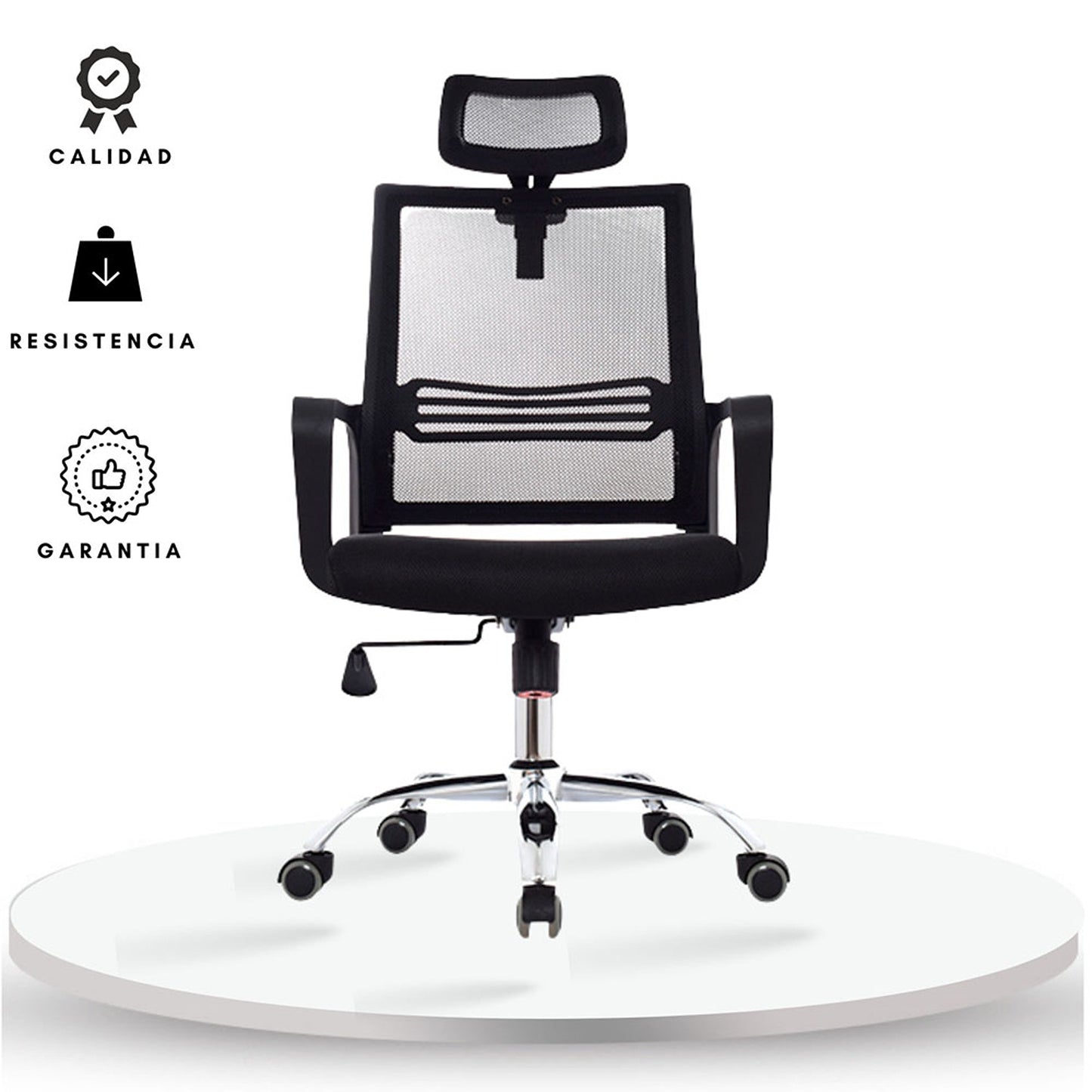 Silla De Oficina Kuren Presidente Negro