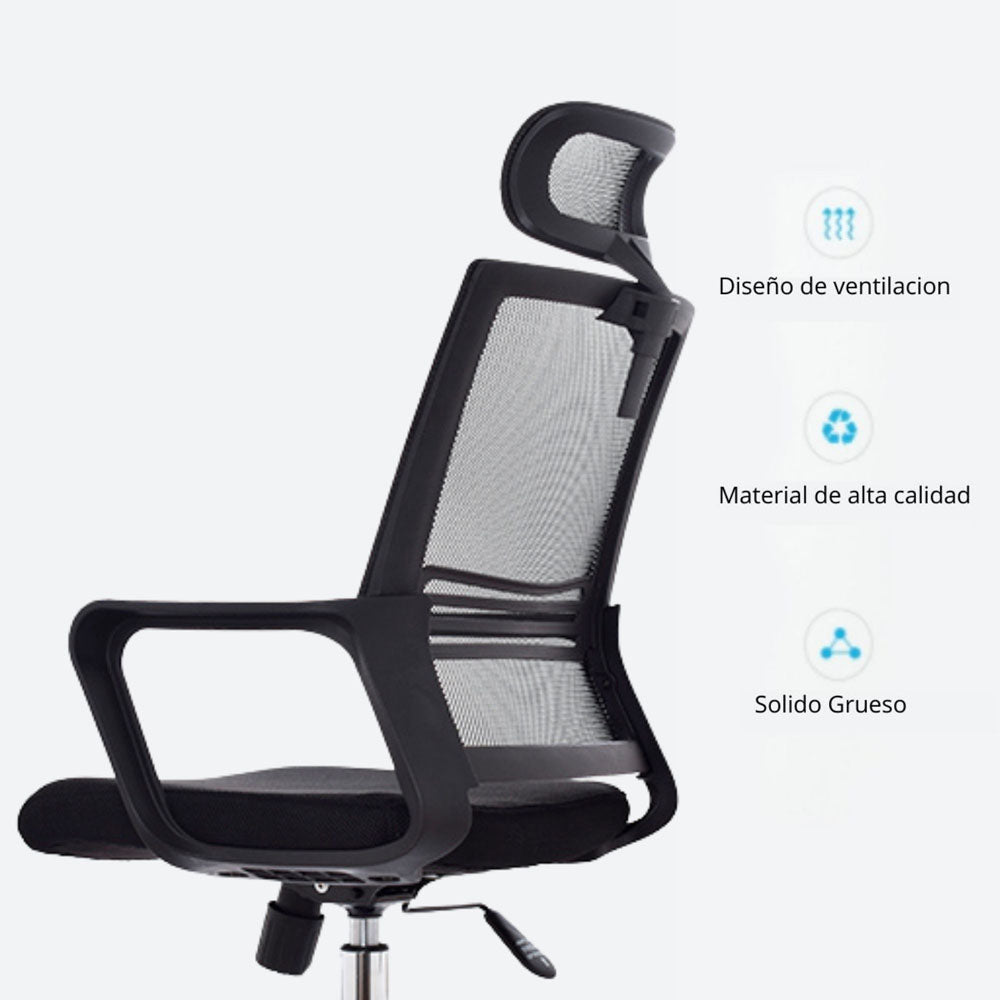 Silla De Oficina Kuren Presidente Negro