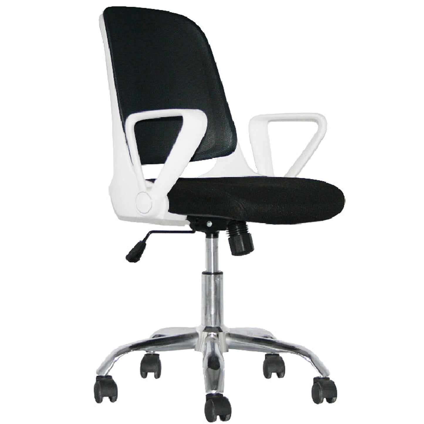 Silla De Oficina Nesher Negro Blanco