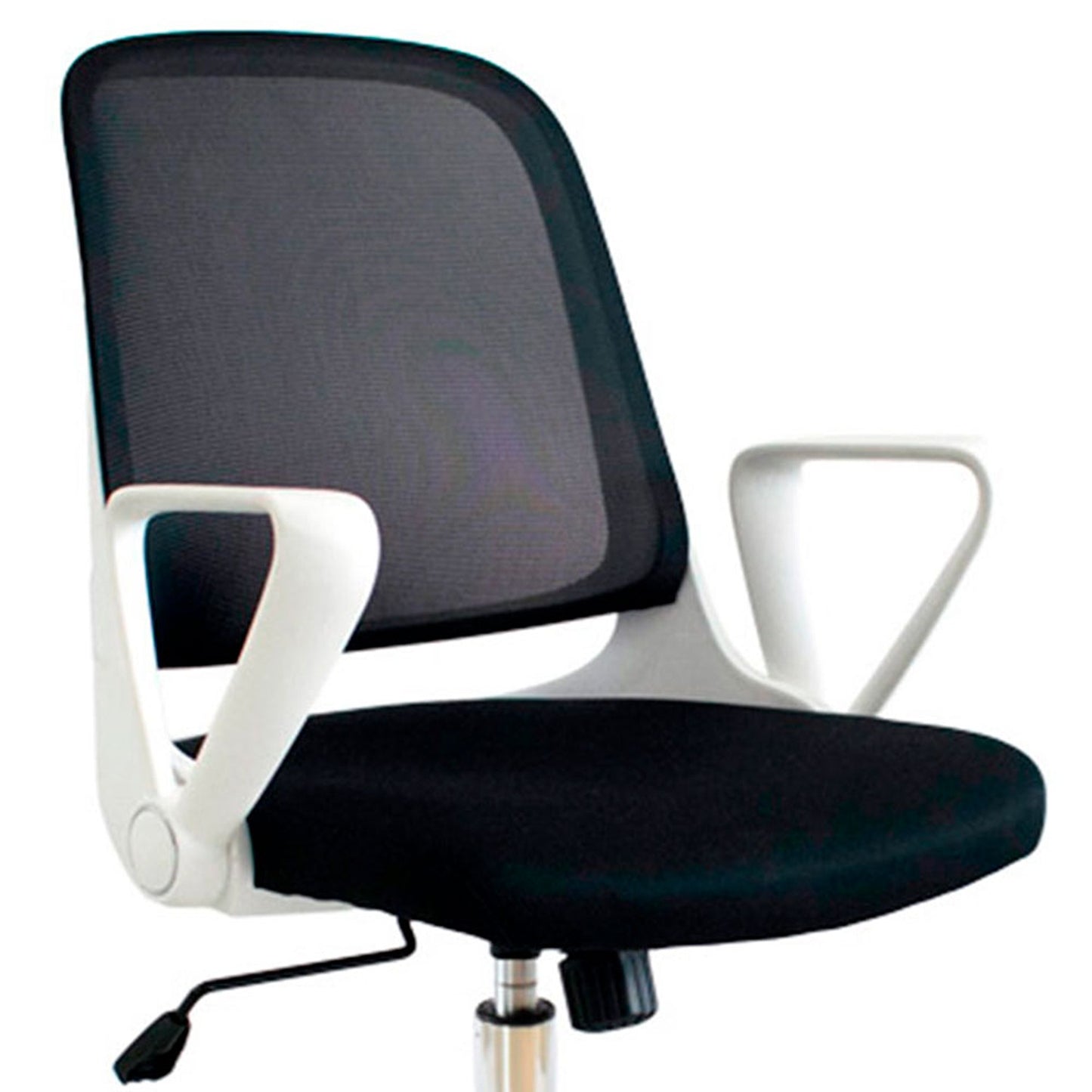 Silla De Oficina Nesher Negro Blanco