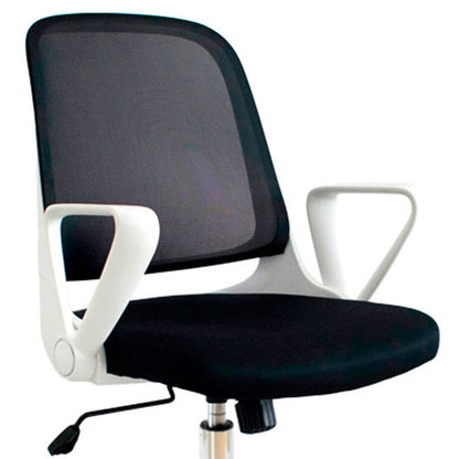 Silla De Oficina Nesher Negro Blanco