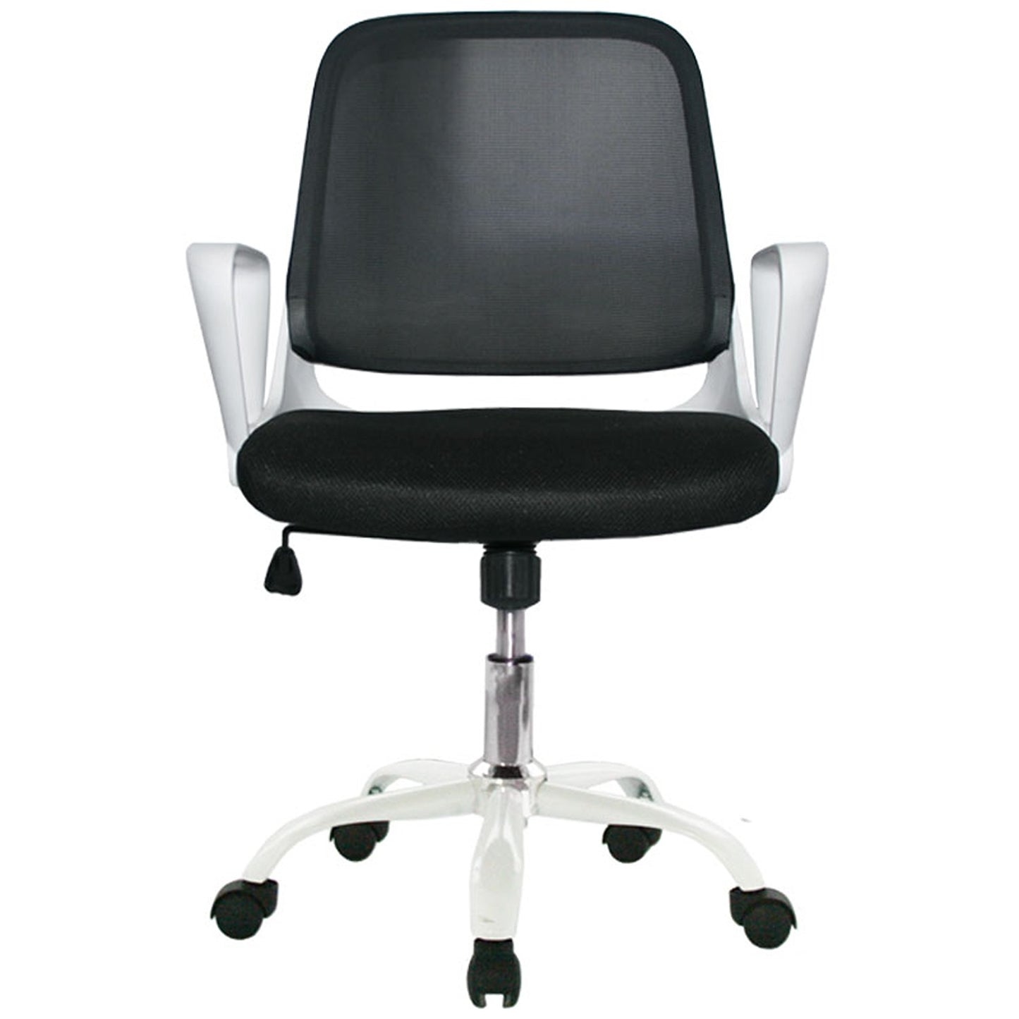 Silla De Oficina Nesher Negro Blanco