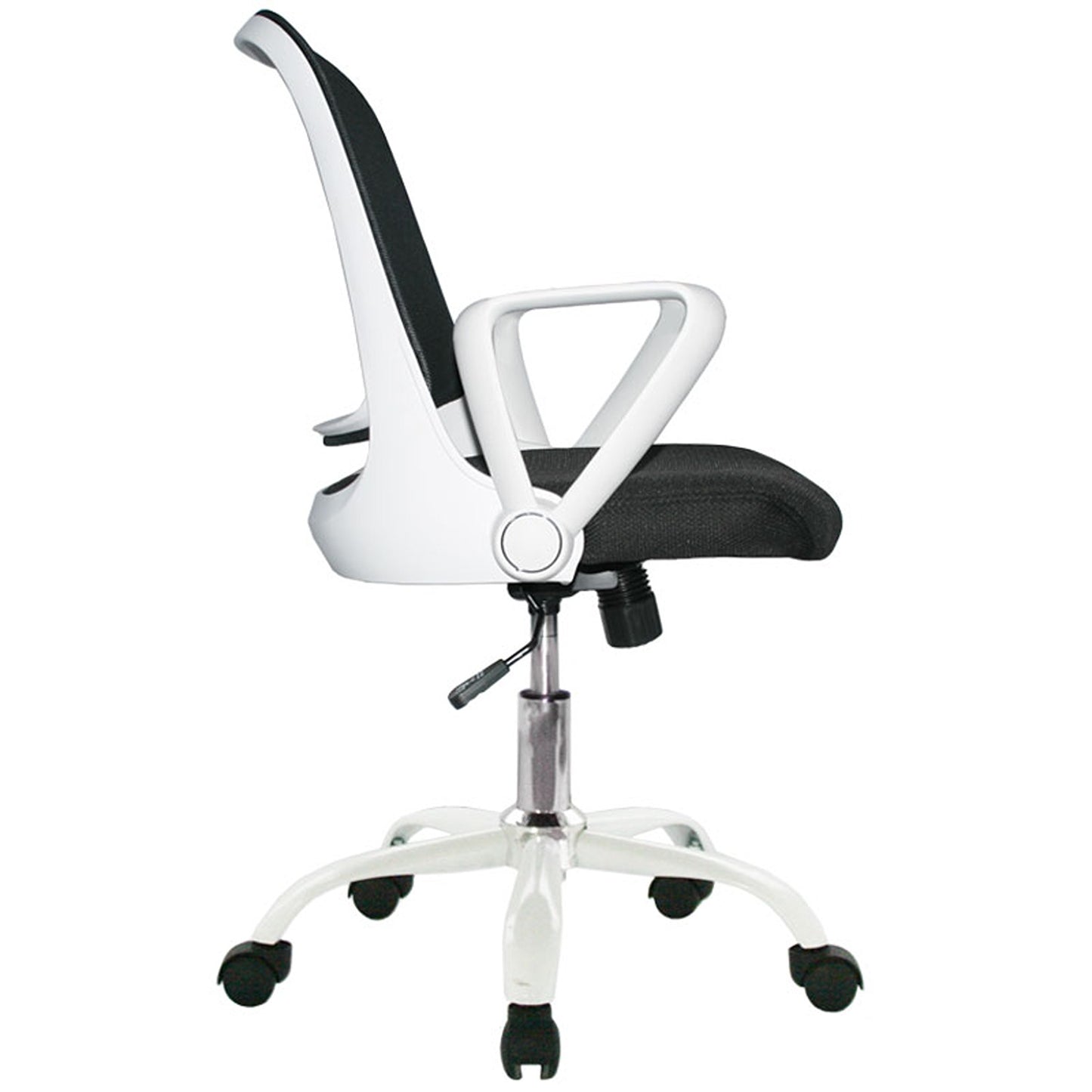 Silla De Oficina Nesher Negro Blanco