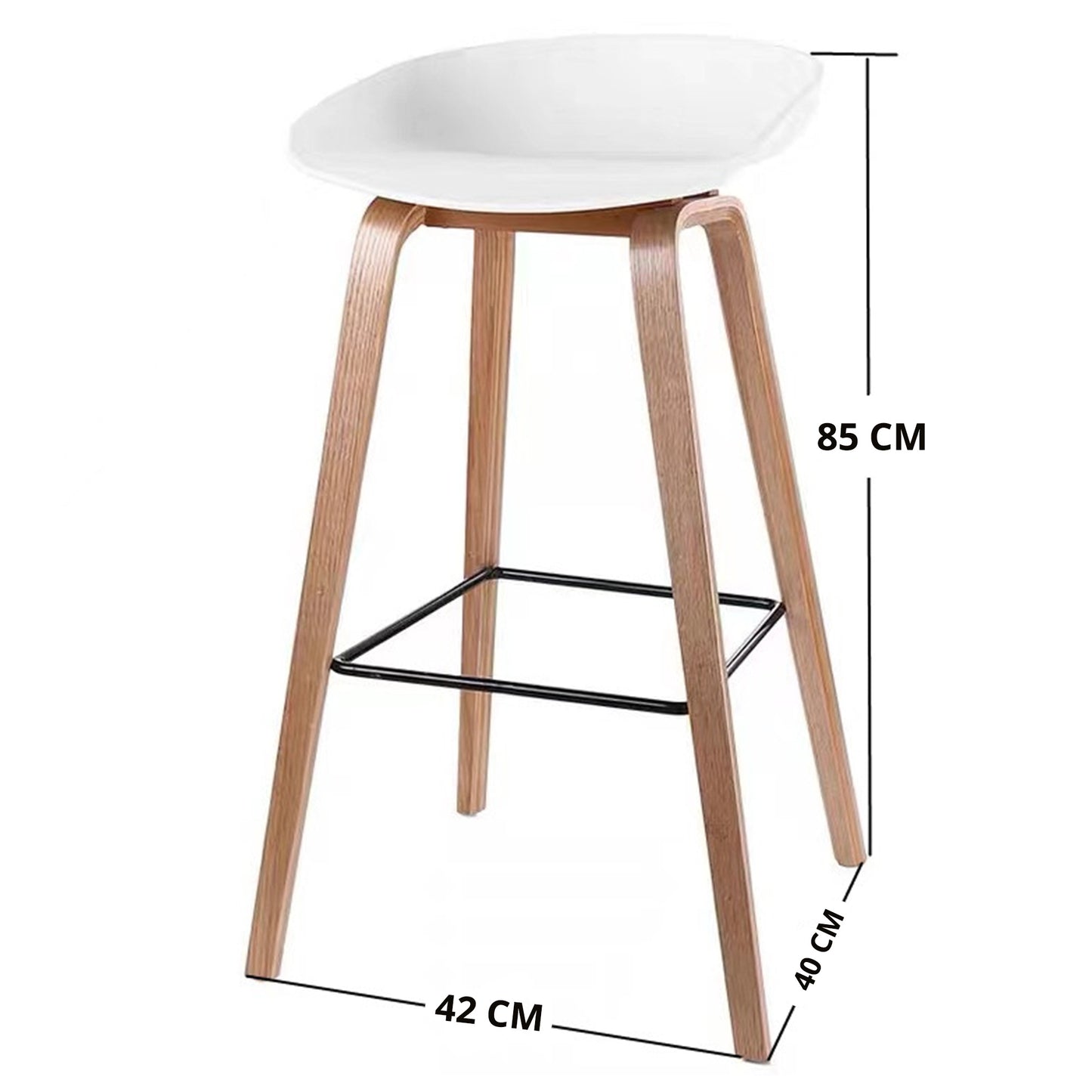 Silla de Barra Milyi Blanco