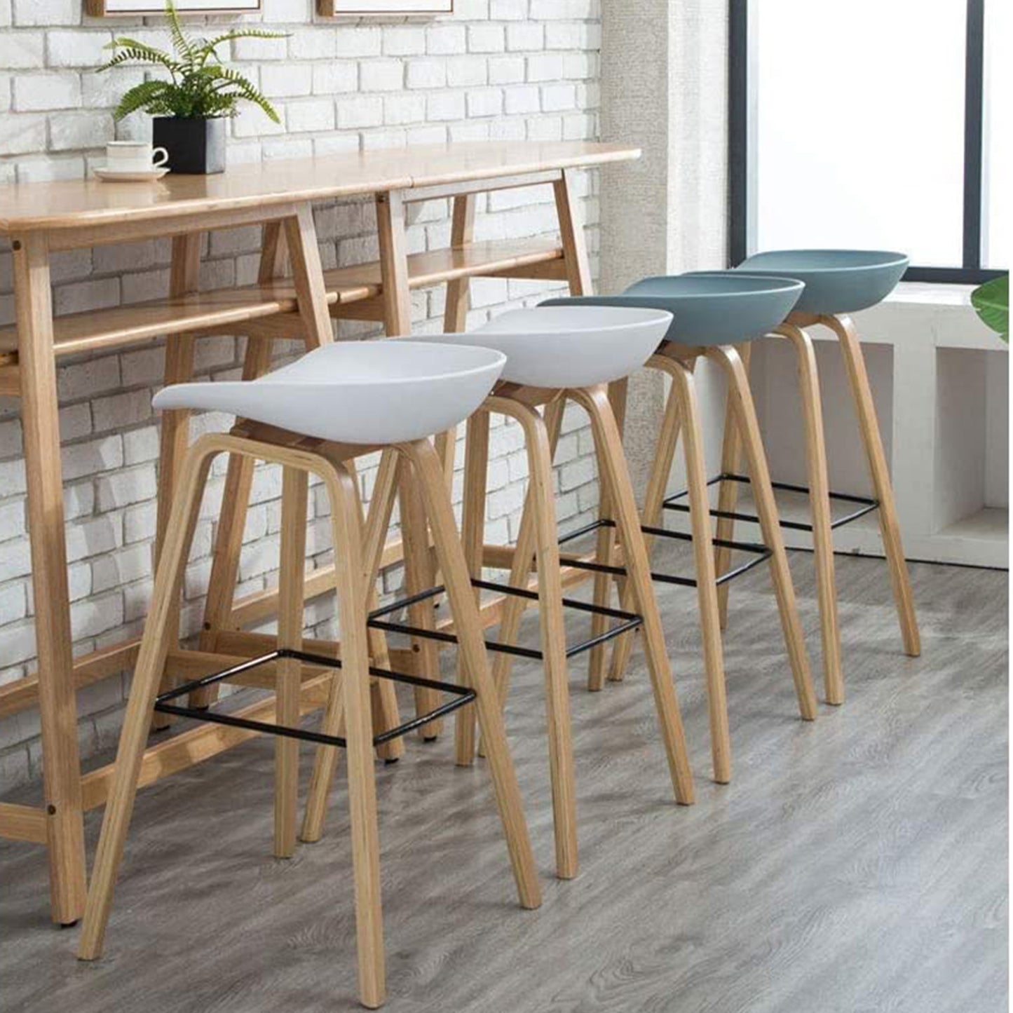 Silla de Barra Milyi Blanco