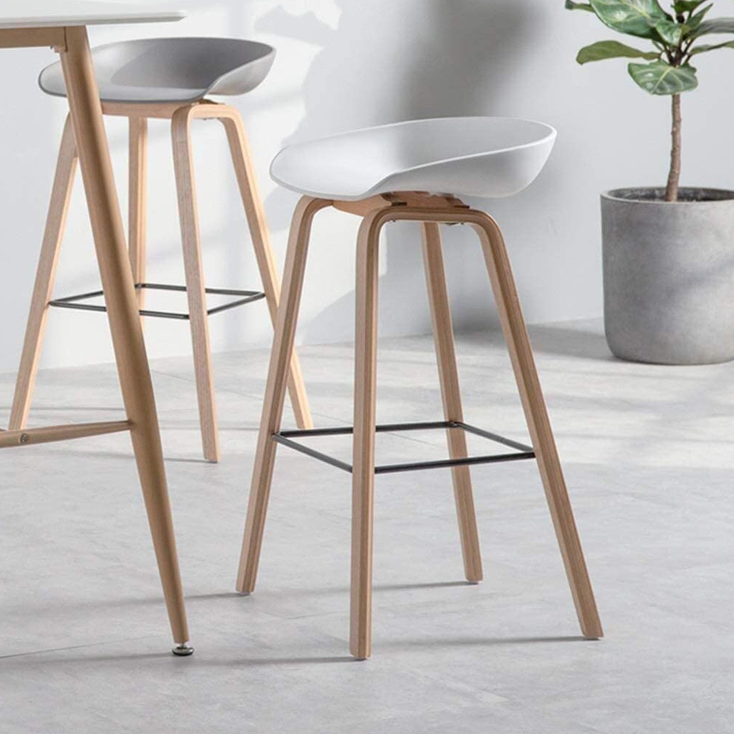Silla de Barra Milyi Blanco