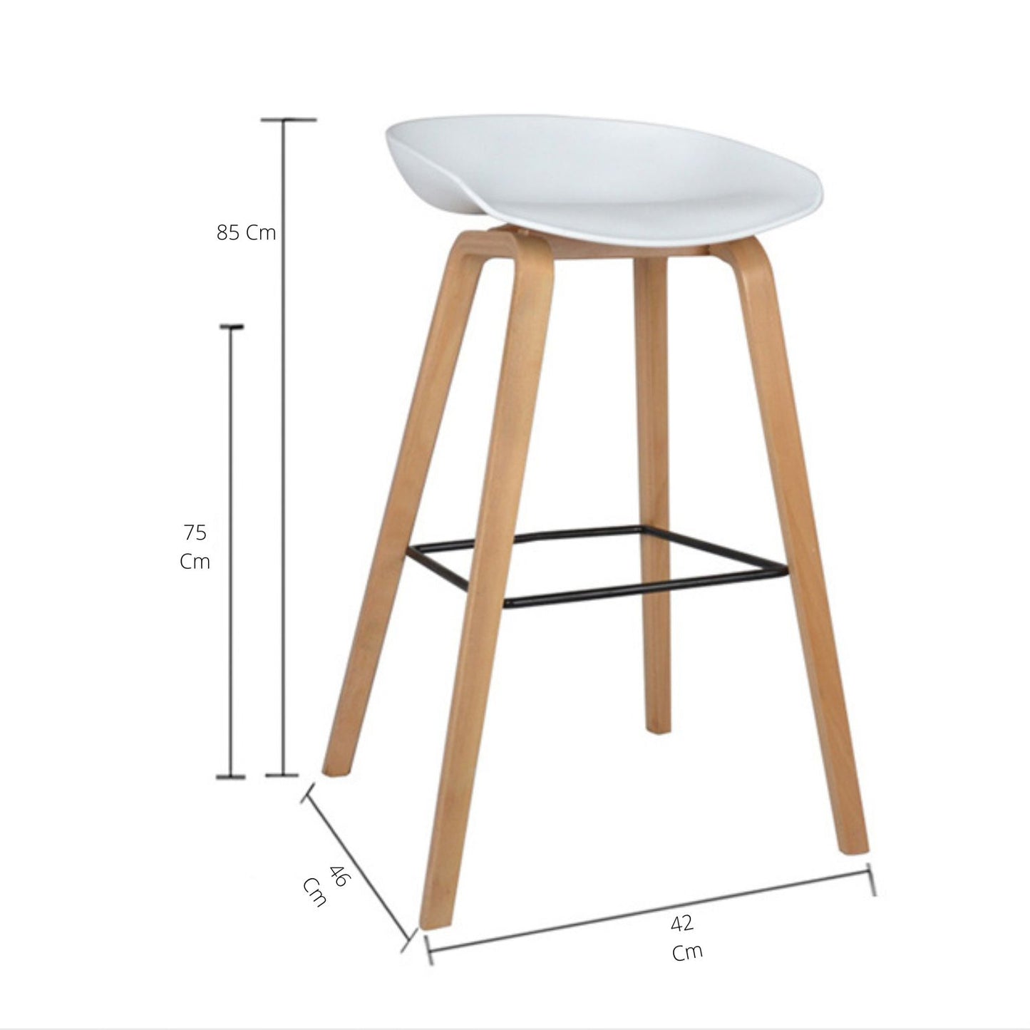 Silla de Barra Milyi Rojo