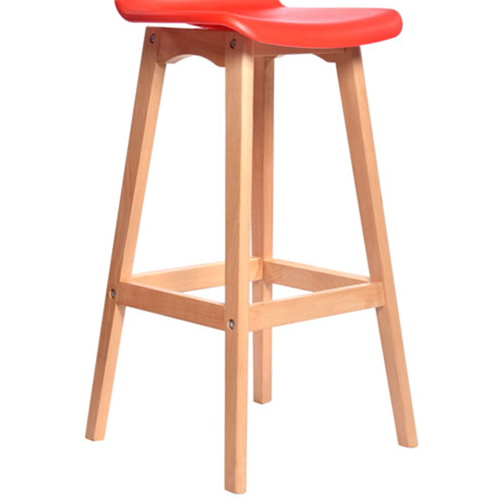 Silla de Barra Wok Rojo