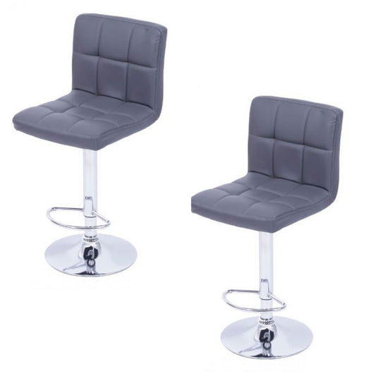 Silla de Barra Leo Gris