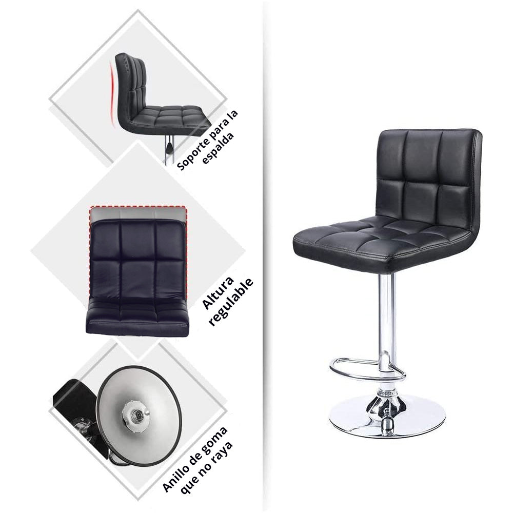 Silla de Barra Leo Negro