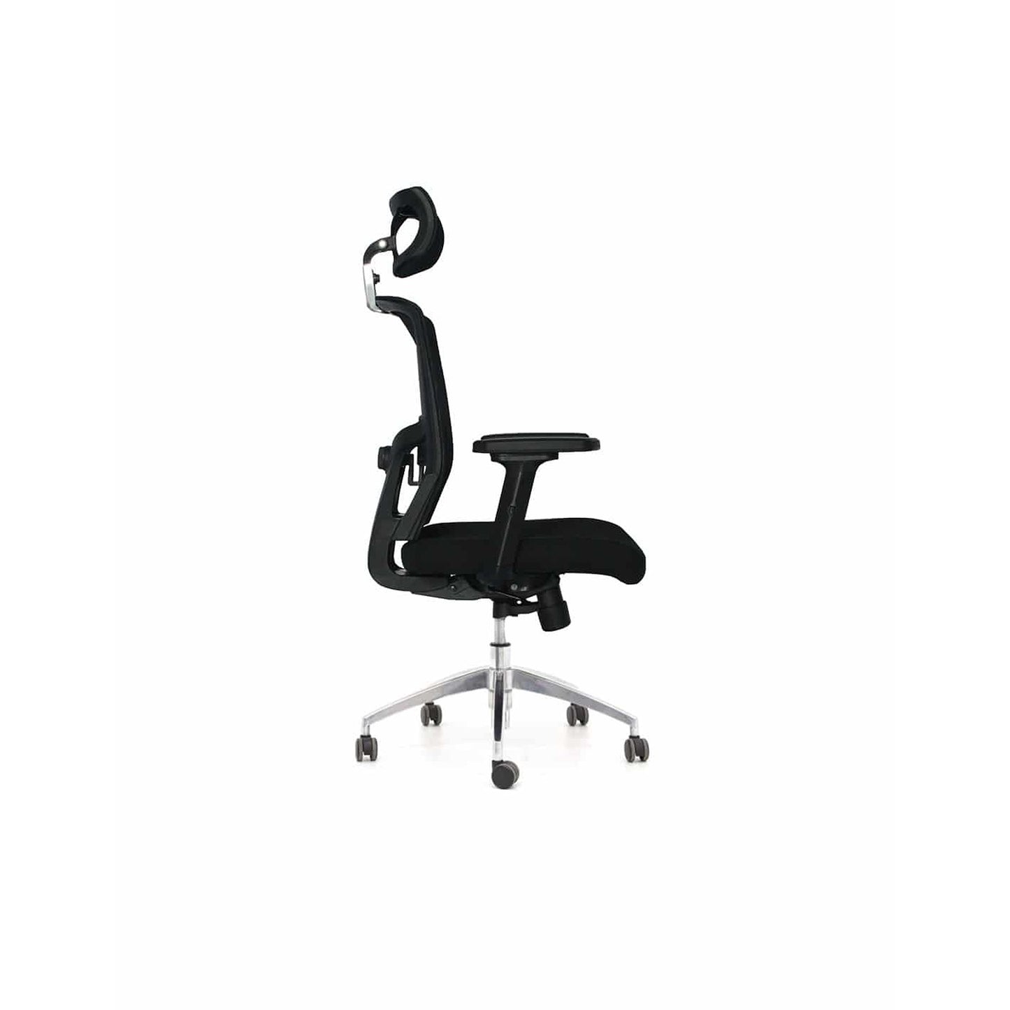 Silla de Oficina Polux Premium Negro Cromada