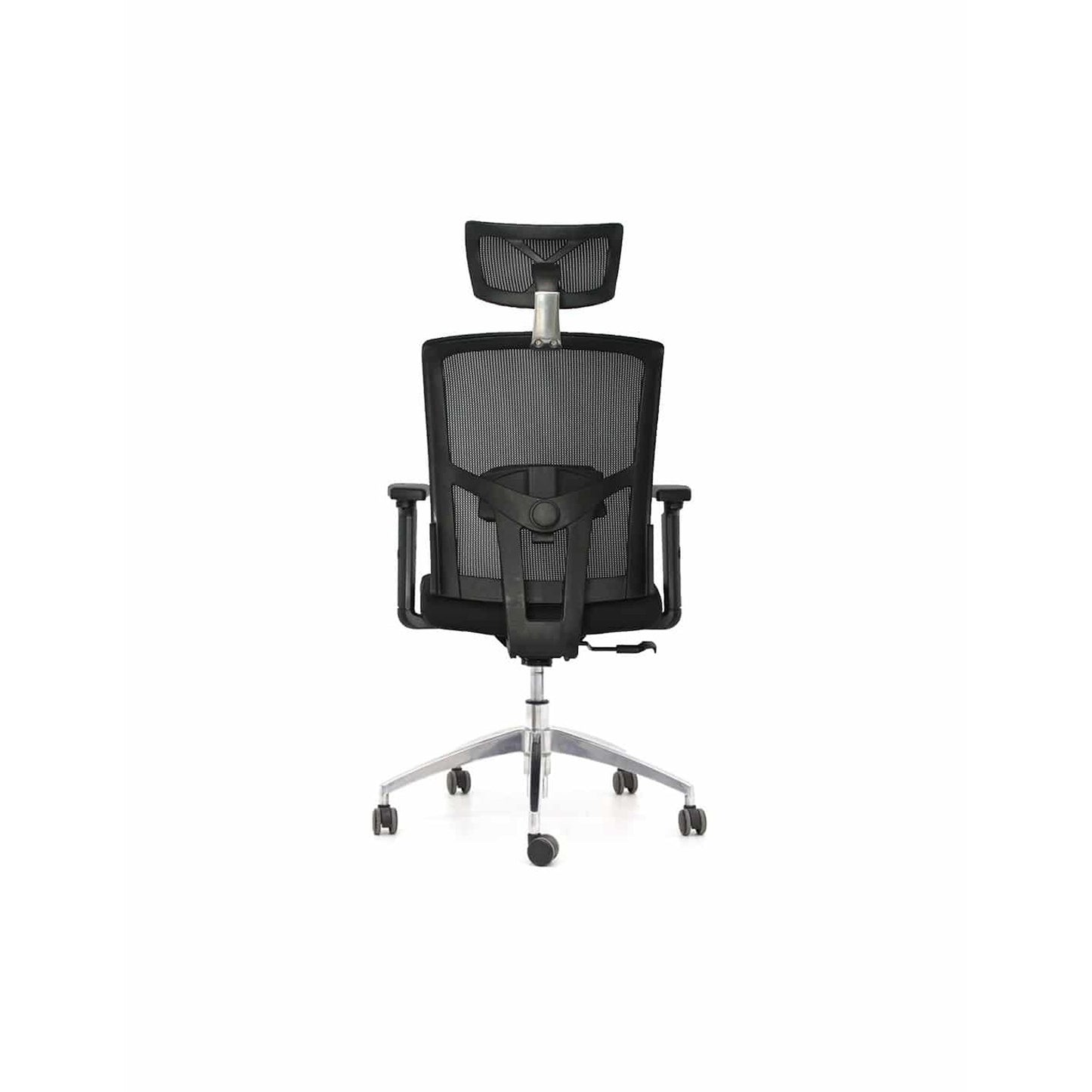 Silla de Oficina Polux Premium Negro Cromada
