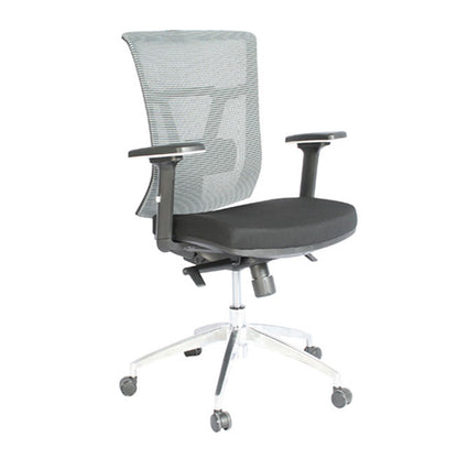 Silla De Oficina Osak Gerente Gris Negro