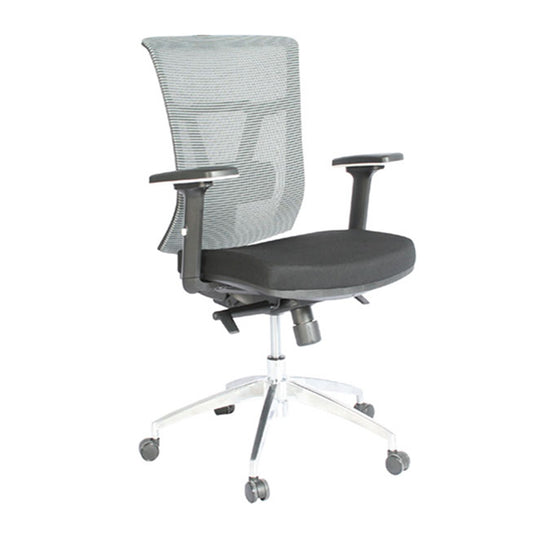 Silla De Oficina Osak Gerente Gris Negro