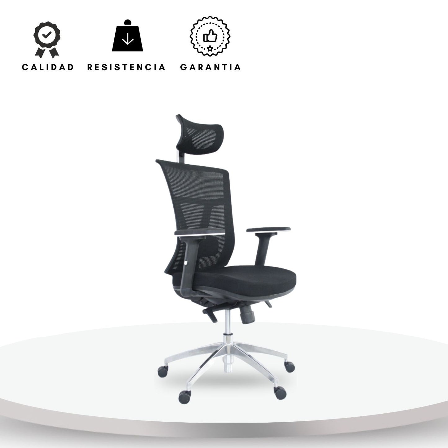 Silla De Oficina Osak Premium Negro