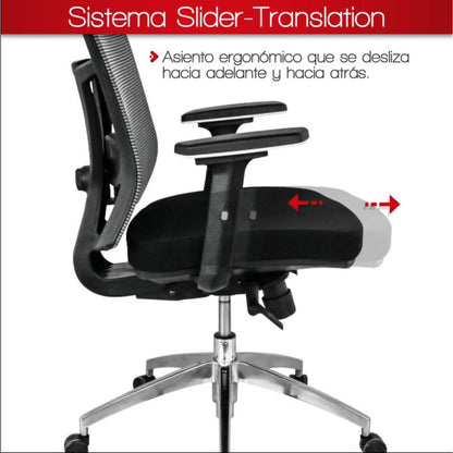 Silla De Oficina Osak Premium Negro